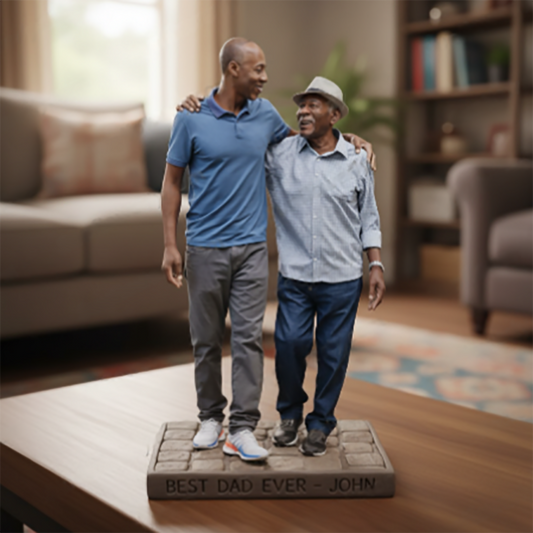 Personalisierte Foto-Plakette - Das beste Geschenk für Papa und Opa