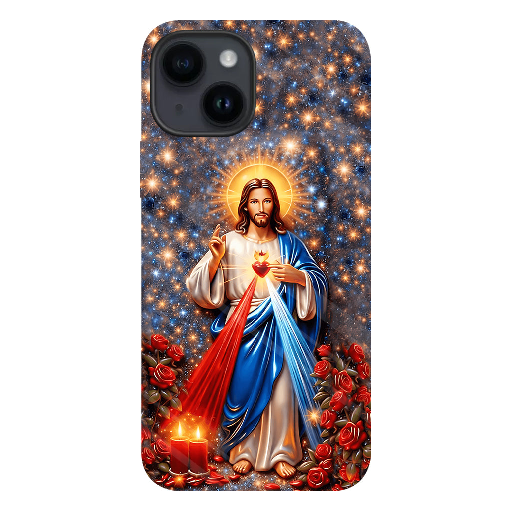 Sacred Heart of Jesus - Personalized Christian Full Print Phone Case