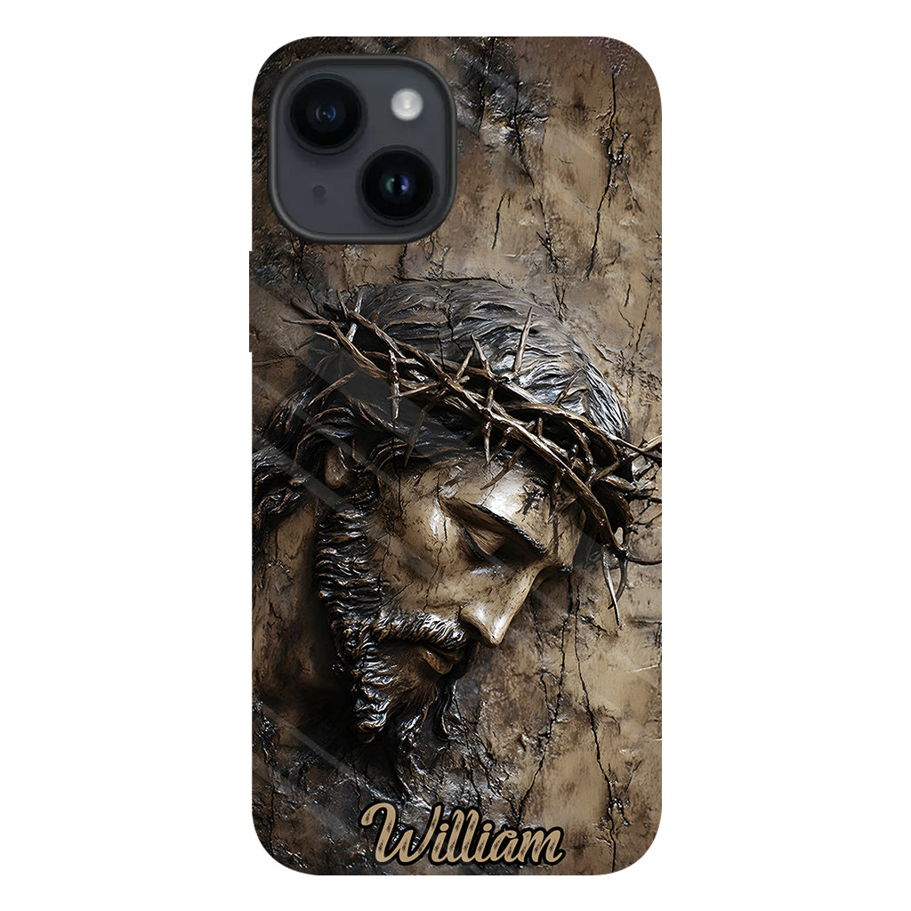 Glaube, Hoffnung, Liebe – Personalisierte Handyhülle mit christlichem Vollbilddruck