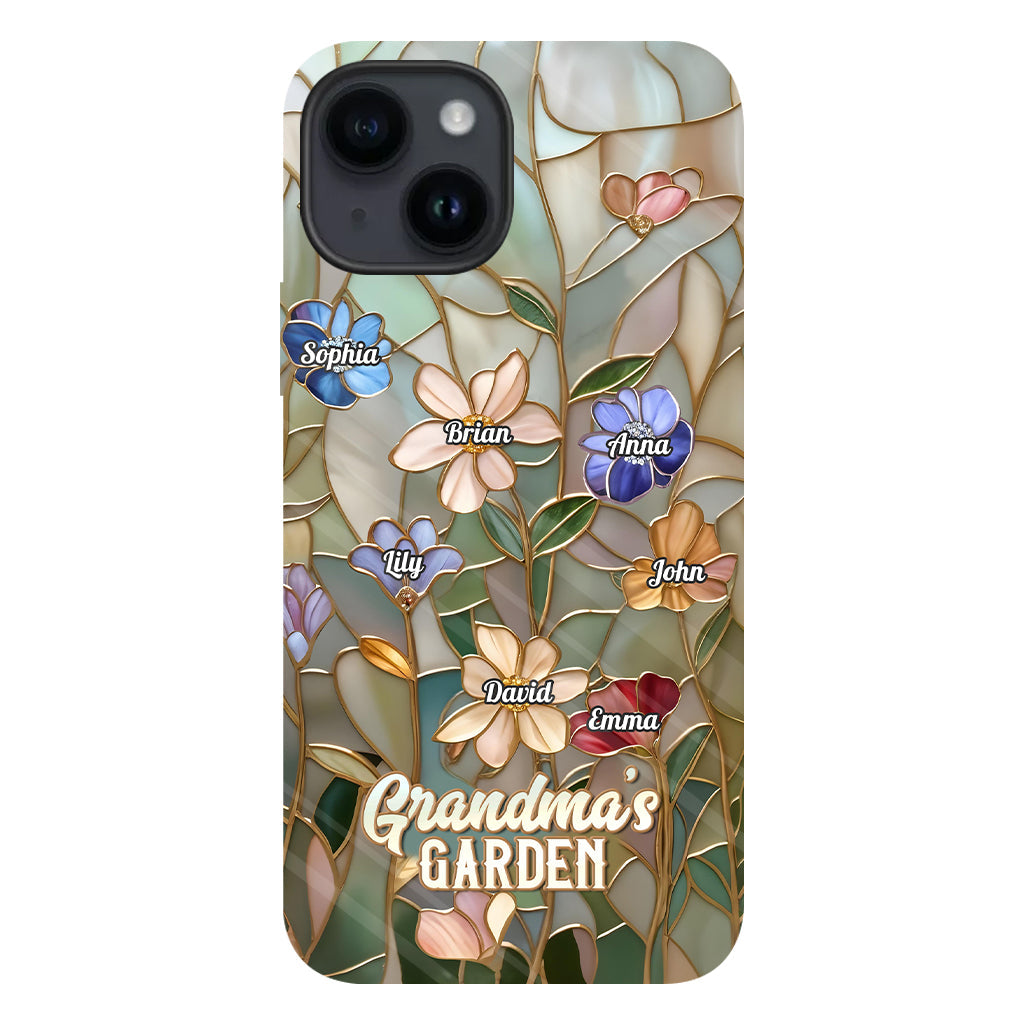 Grandma's Garden - Personalized Grandma Full Print Phone Case