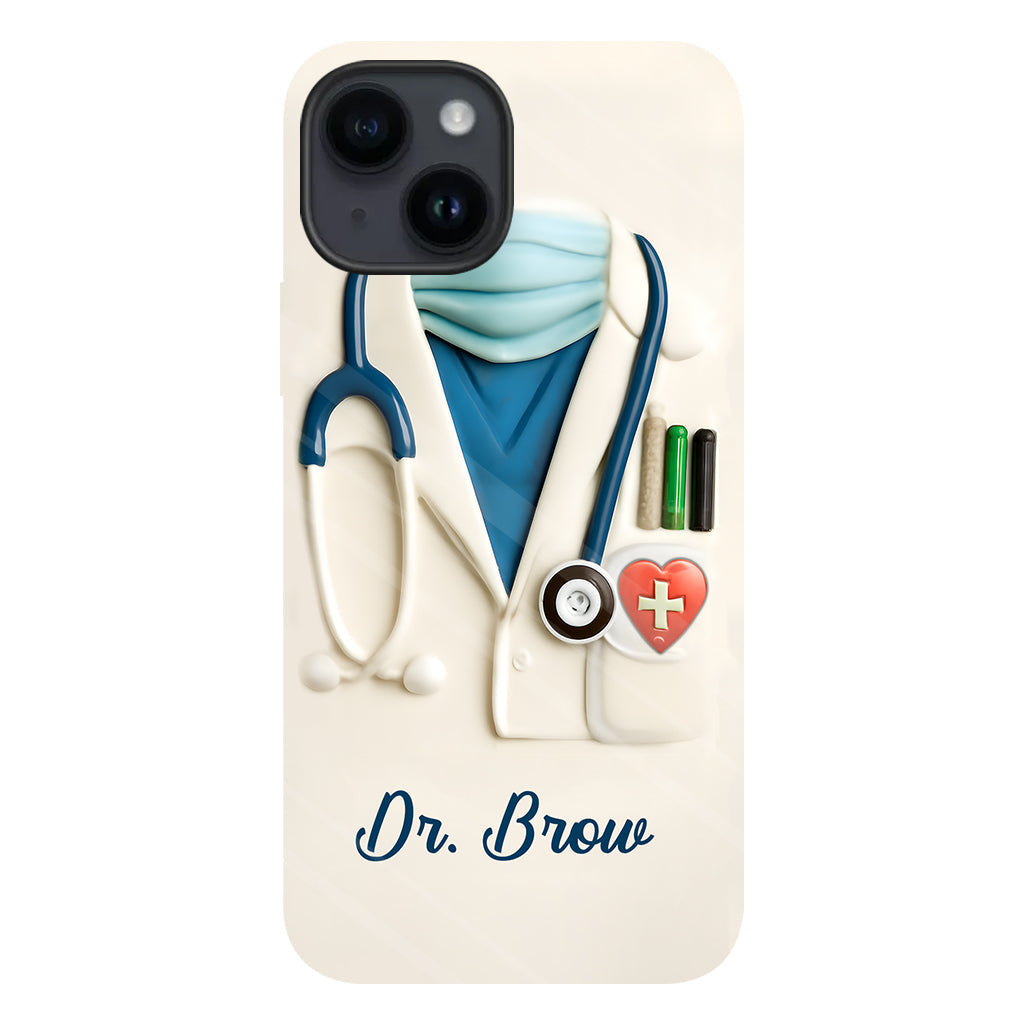 Medical Appreciation Design With Stethoscope - Personalized Full Print Phone Case
