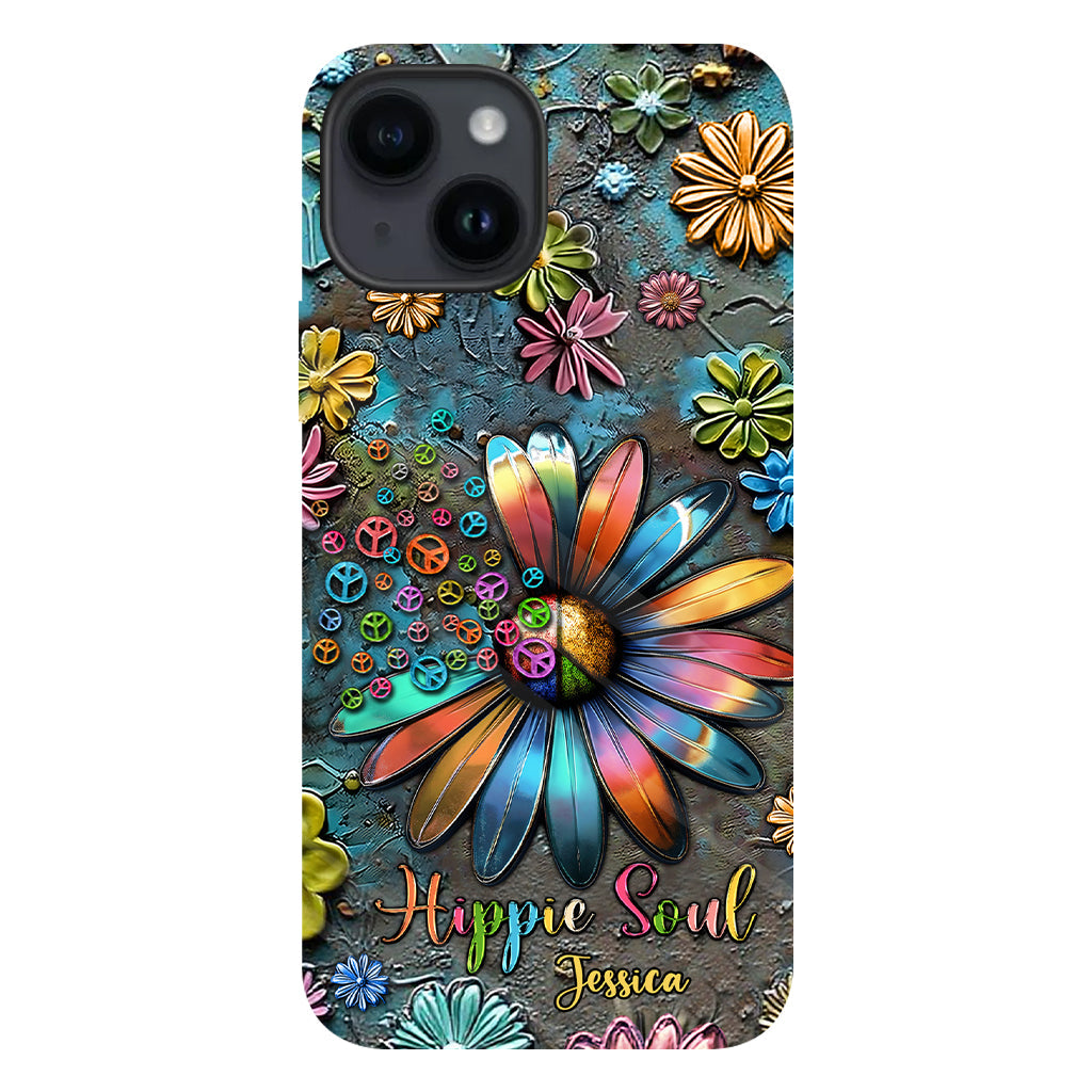 Hippie Soul – Personalisierte Handyhülle mit Hippie-Vollbilddruck