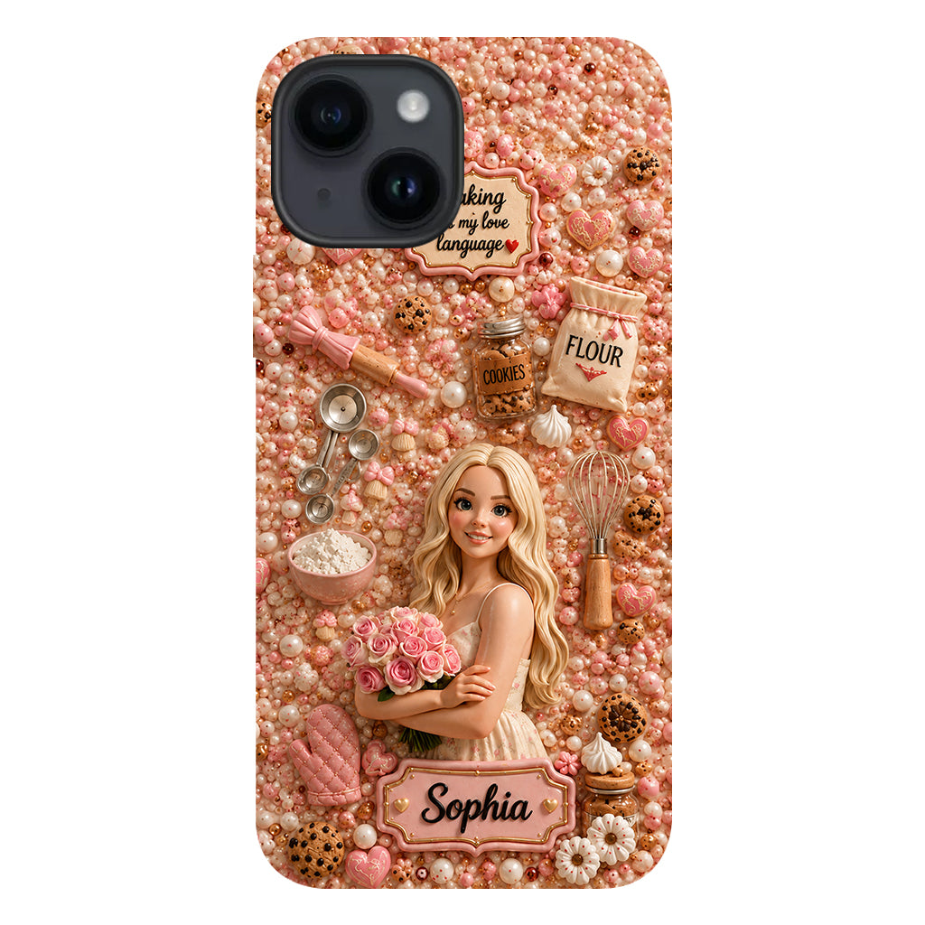Baking Is My Love Language - Personalized Baking Full Print Phone Case