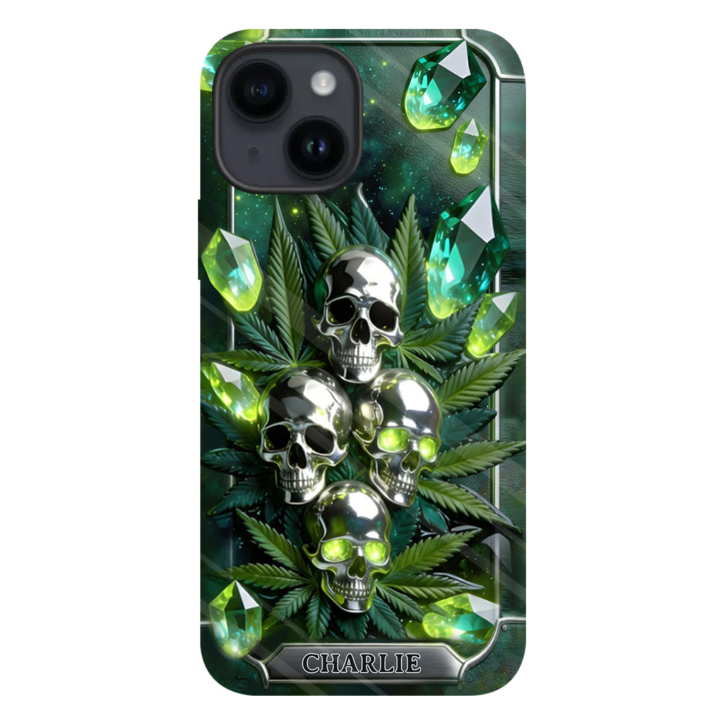 Smokers - Personalized Weed Full Print Phone Case & Phone Grip