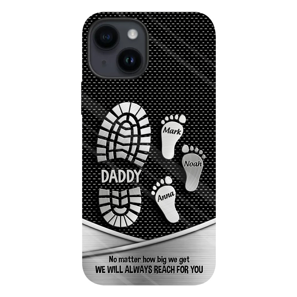 Your Footsteps Led Our Way - Personalized Father Full Print Phone Case