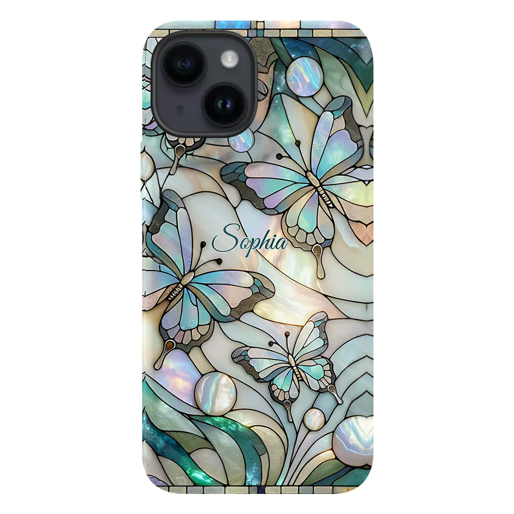 Love Butterflies - Personalized Butterfly Full Print Phone Case