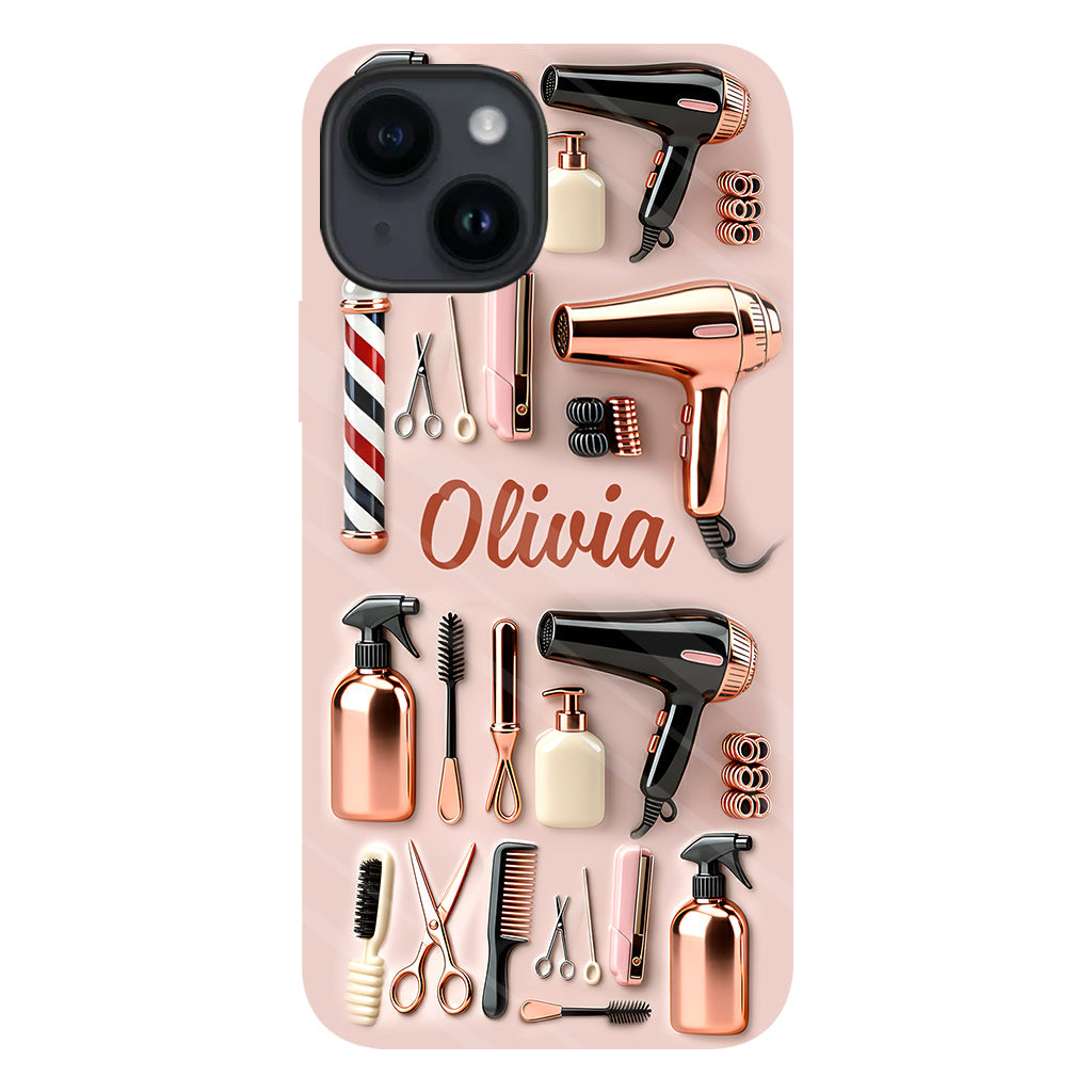 Perfekter Friseur – Personalisierte Handyhülle mit Friseurmotiv und Vollbild