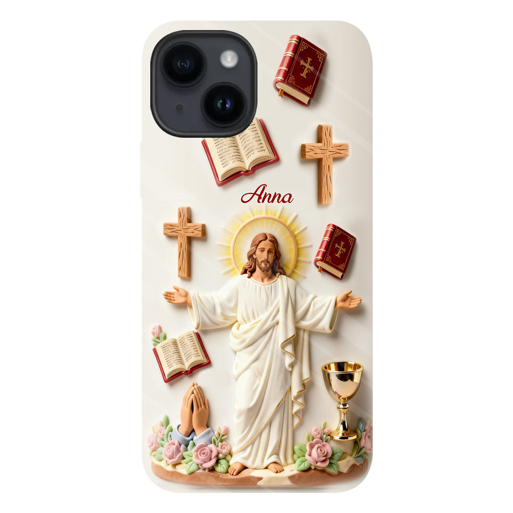 Faith Over Fear - Personalized Christian Full Print Phone Case