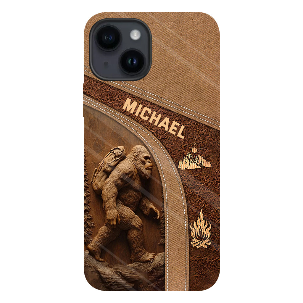 Sasquatch - Personalized Hiking Full Print Phone Case