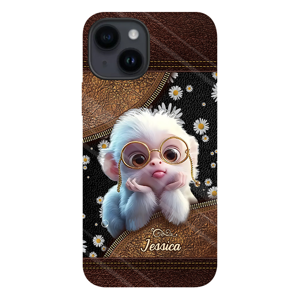 Cute Monkey - Personalized Full Print Phone Case