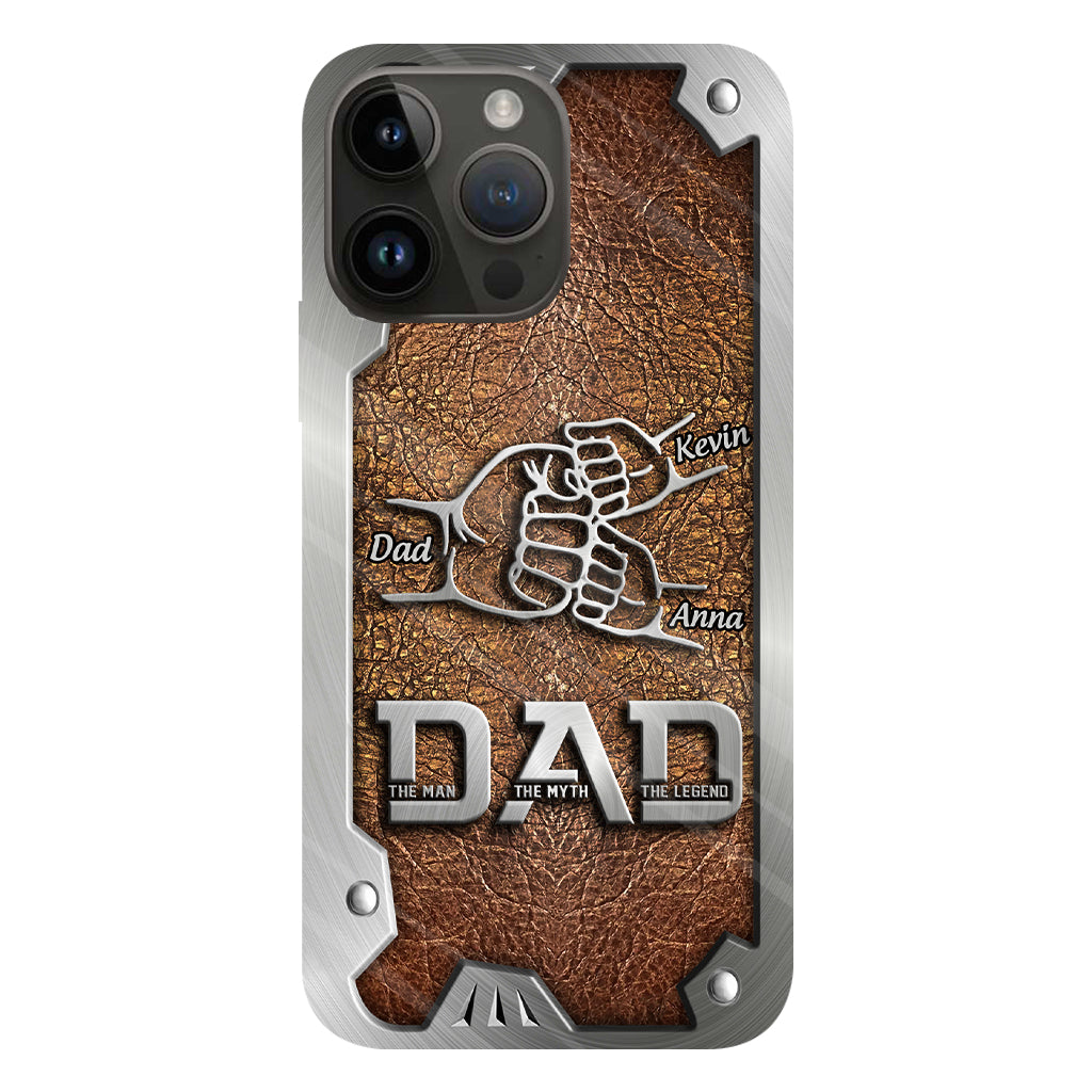Dad The Man The Myth The Legend First Bump - Personalized Father Full Print Phone Case