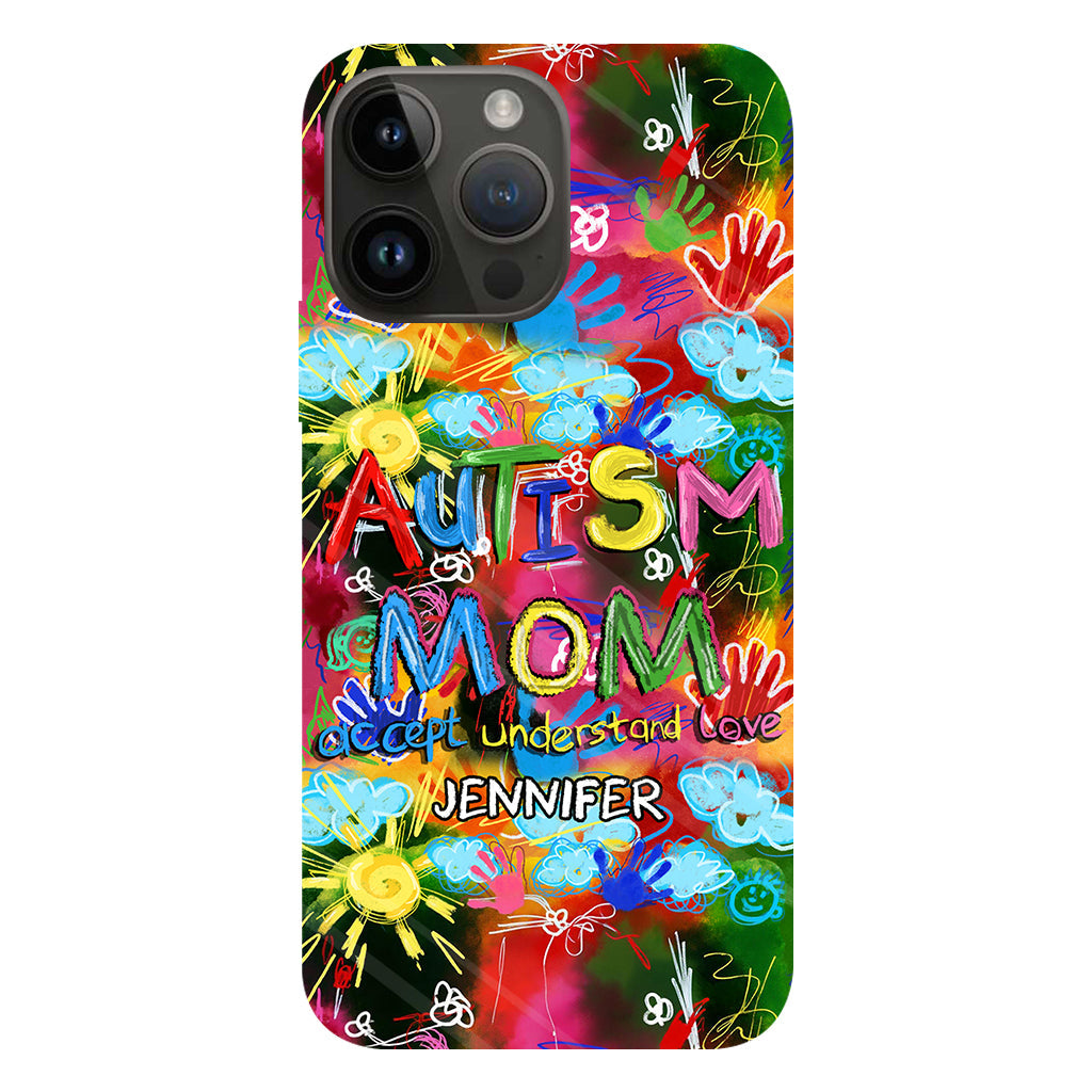 Autism Mom - Personalized Autism Awareness Full Print Phone Case