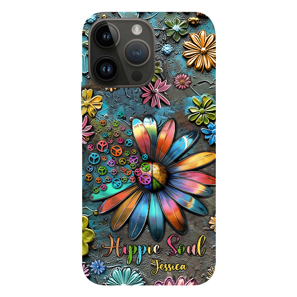 Hippie Soul – Personalisierte Handyhülle mit Hippie-Vollbilddruck