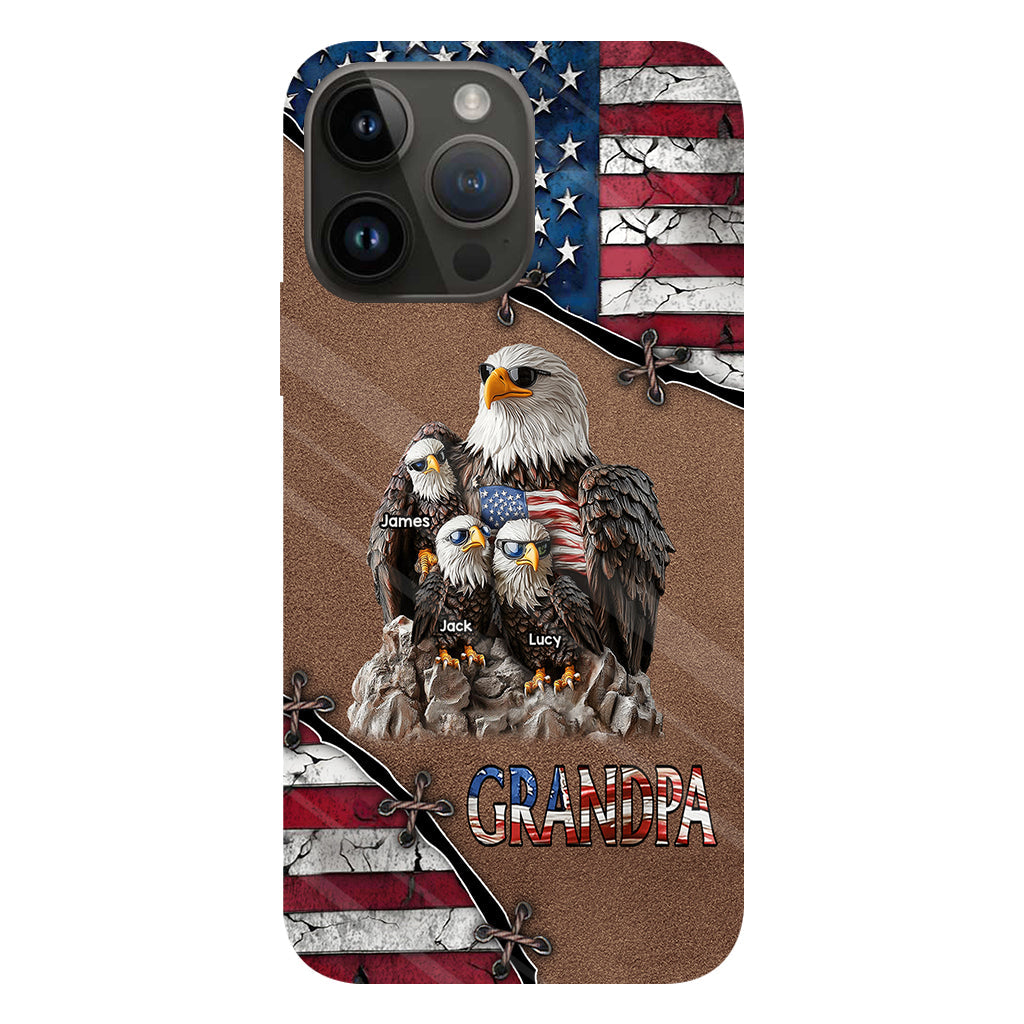 Strong Papa - Personalized Father Full Print Phone Case