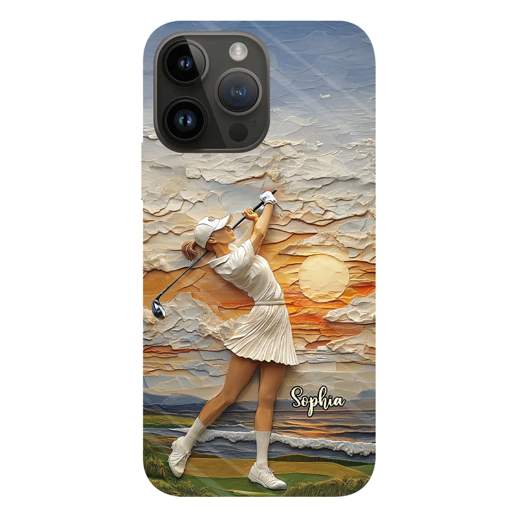 Golf Is My Life - Personalized Golf Full Print Phone Case