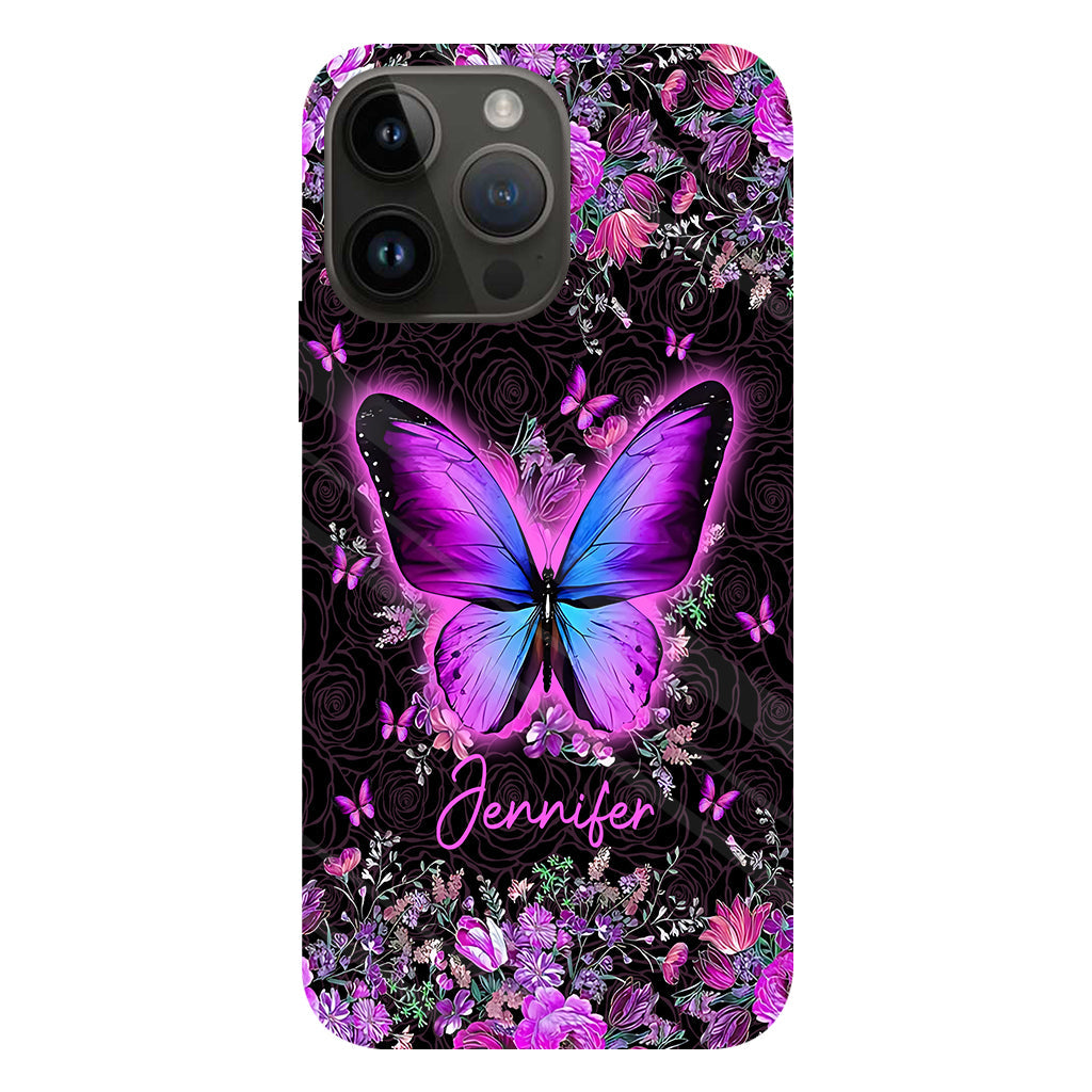 Love Butterflies - Personalized Butterfly Full Print Phone Case