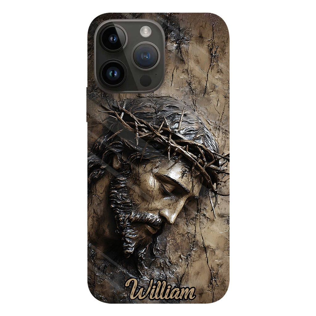 Glaube, Hoffnung, Liebe – Personalisierte Handyhülle mit christlichem Vollbilddruck