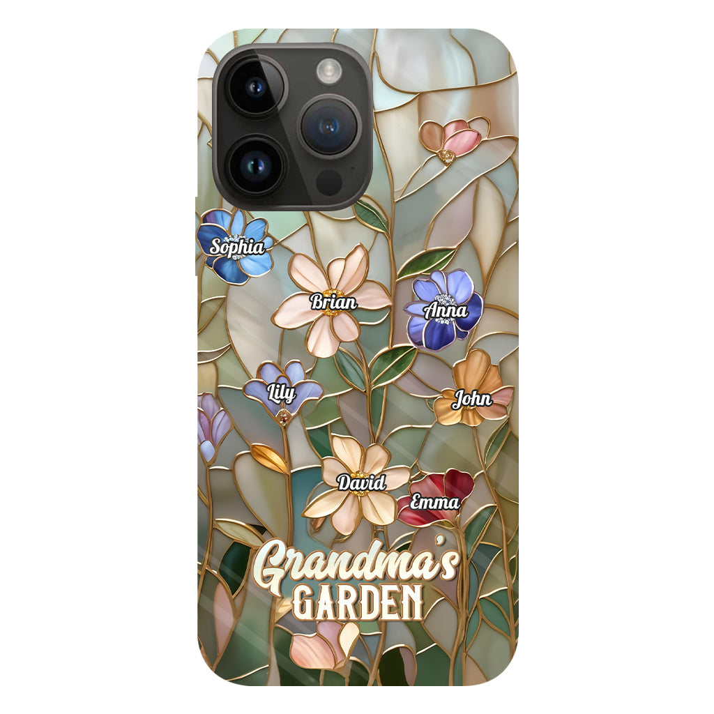 Grandma's Garden - Personalized Grandma Full Print Phone Case