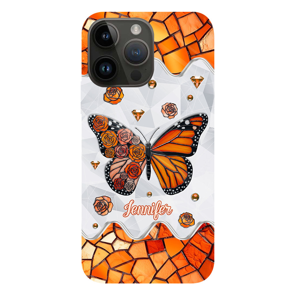 Wunderschöner Schmetterling – Personalisierte Handyhülle mit Schmetterlingsmotiv