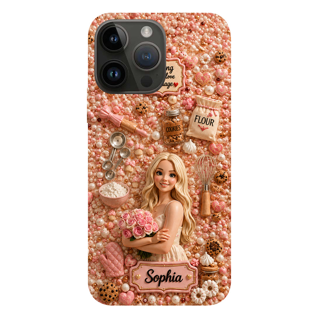 Baking Is My Love Language - Personalized Baking Full Print Phone Case