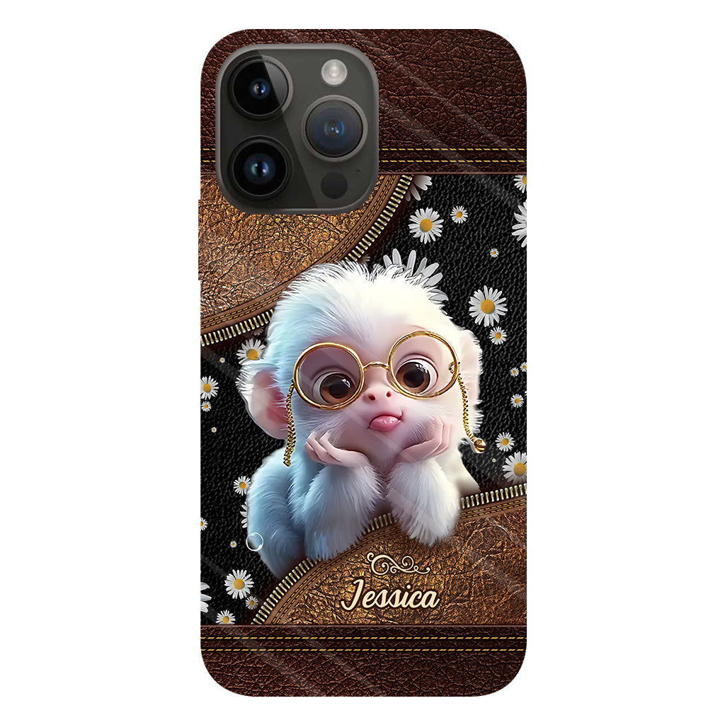 Cute Monkey - Personalized Full Print Phone Case