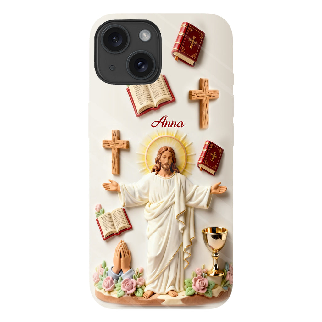 Faith Over Fear - Personalized Christian Full Print Phone Case