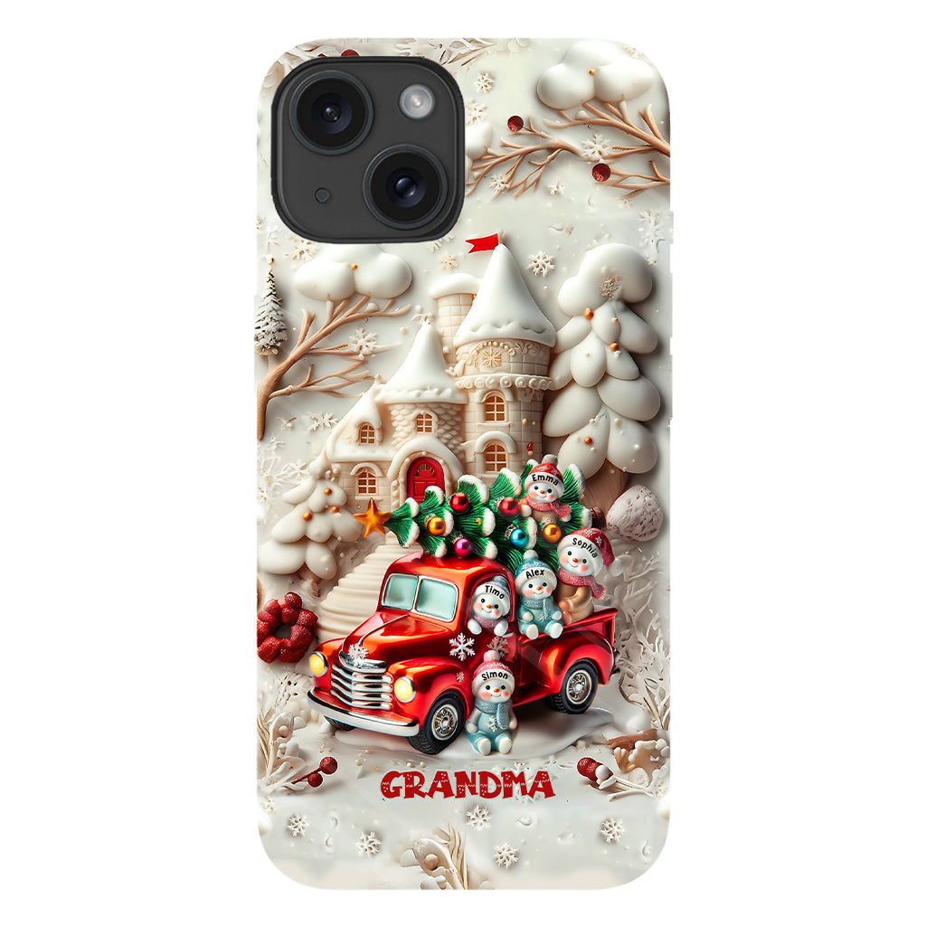 Nana's Little Cuties - Personalized Grandma Full Print Phone Case