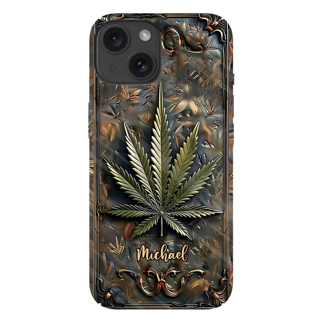 High Life - Personalized Weed Full Print Phone Case
