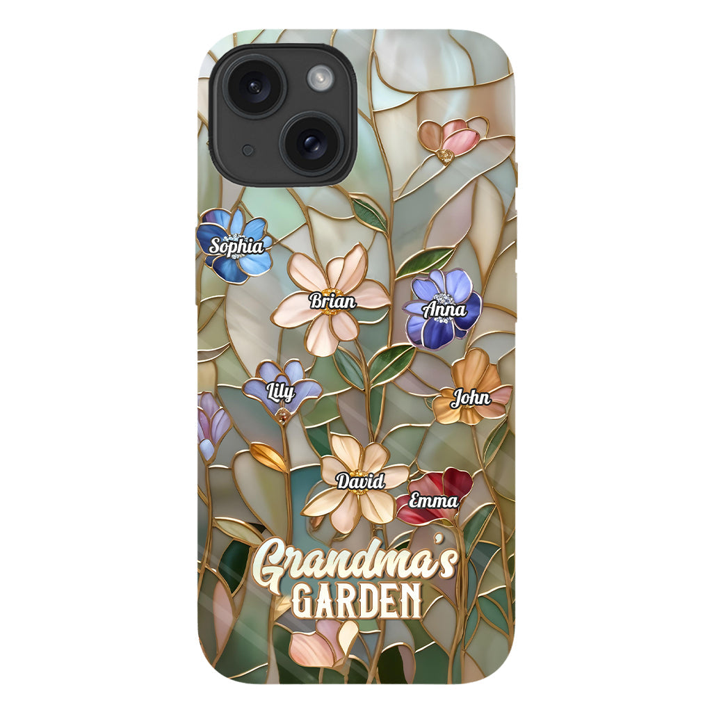 Grandma's Garden - Personalized Grandma Full Print Phone Case