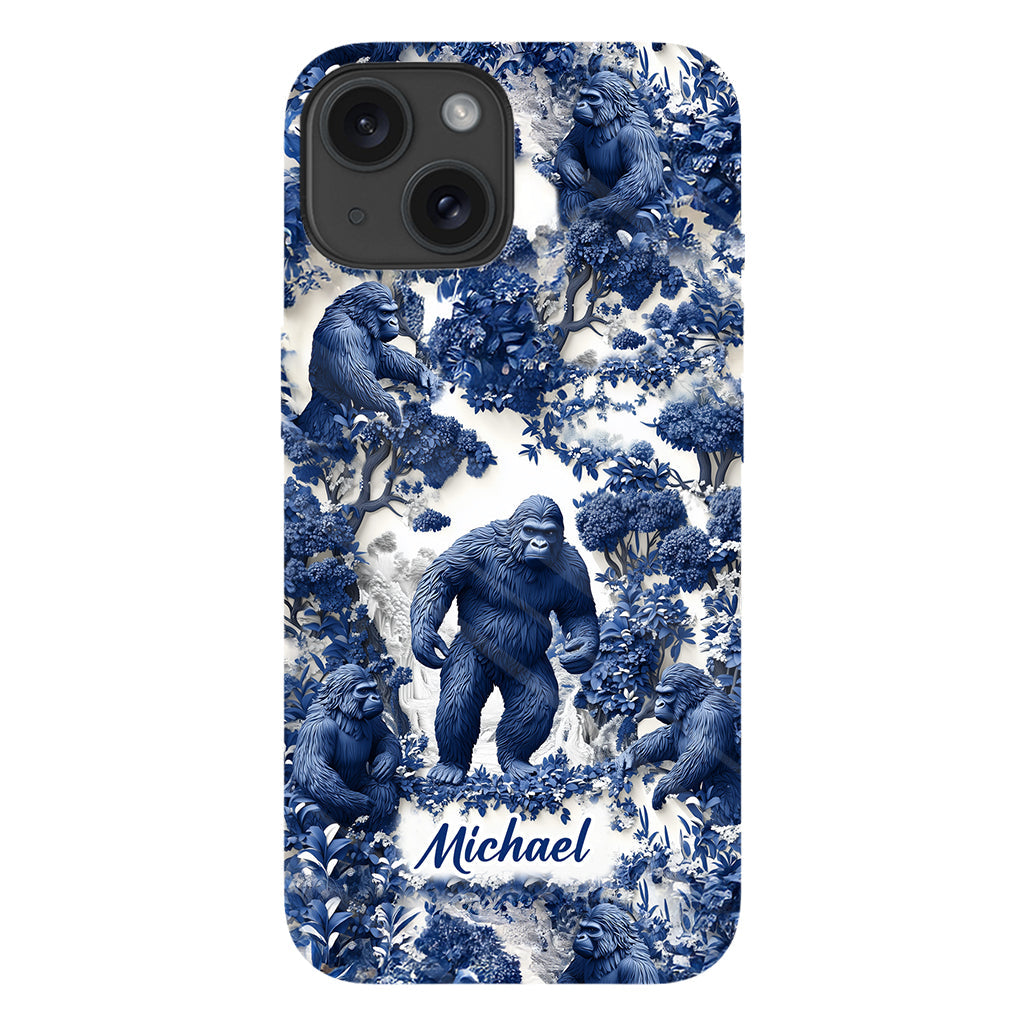 Bigfoot Summer Vibes - Personalized Hiking Full Print Phone Case