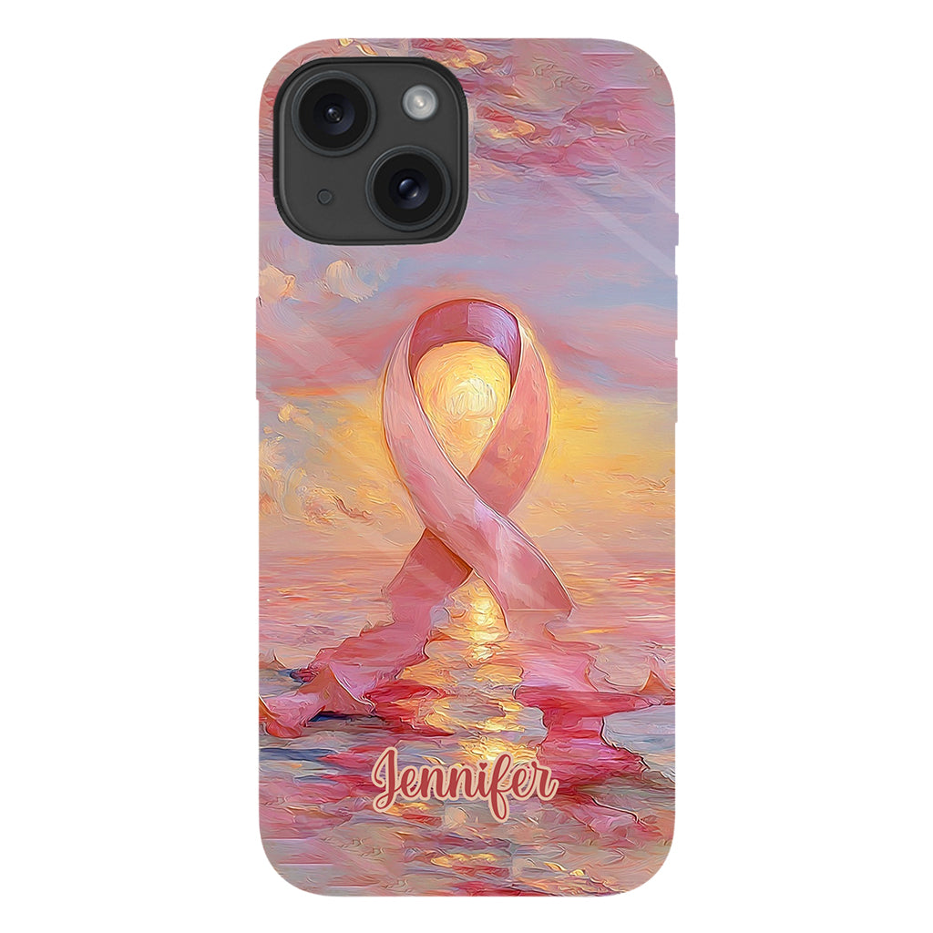 Strong Warriors - Personalized Breast Cancer Awareness Full Print Phone Case