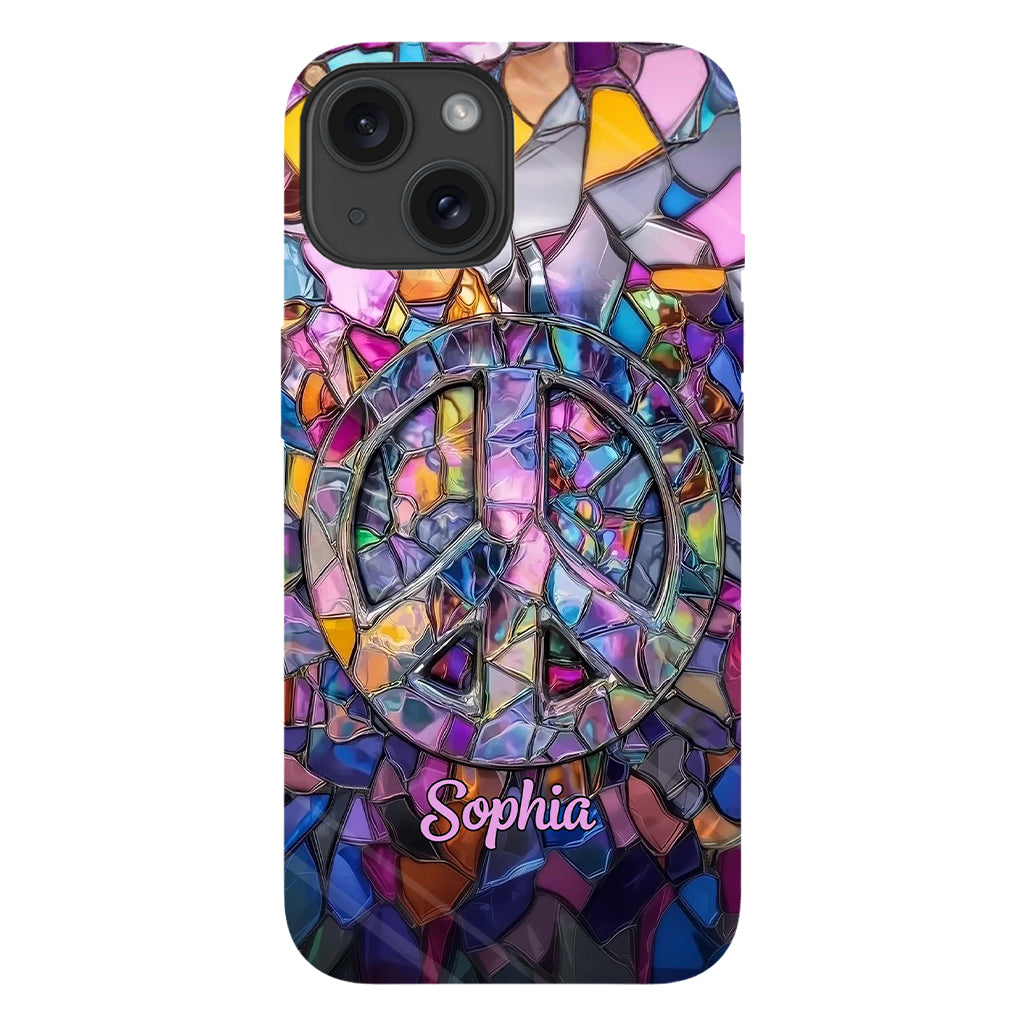 Hippie Soul – Personalisierte Handyhülle mit Hippie-Vollbilddruck