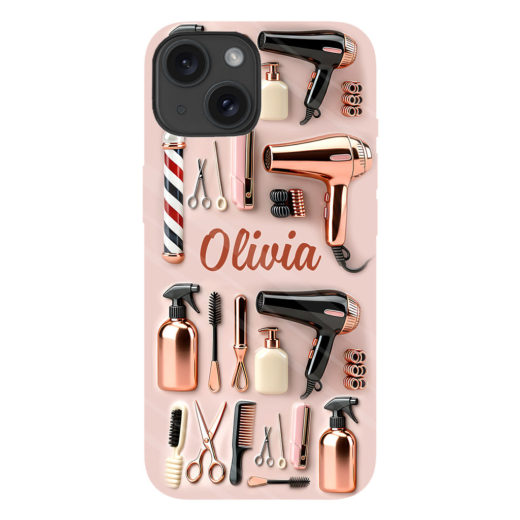 Perfekter Friseur – Personalisierte Handyhülle mit Friseurmotiv und Vollbild