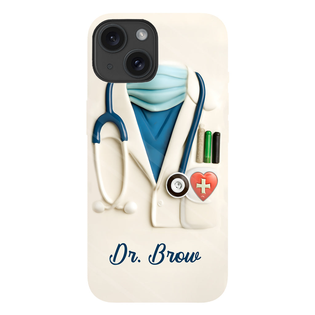 Medical Appreciation Design With Stethoscope - Personalized Full Print Phone Case