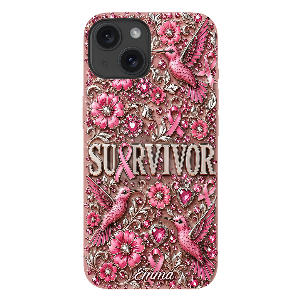 Breast Cancer Awareness - Personalized Breast Cancer Awareness Full Print Phone Case