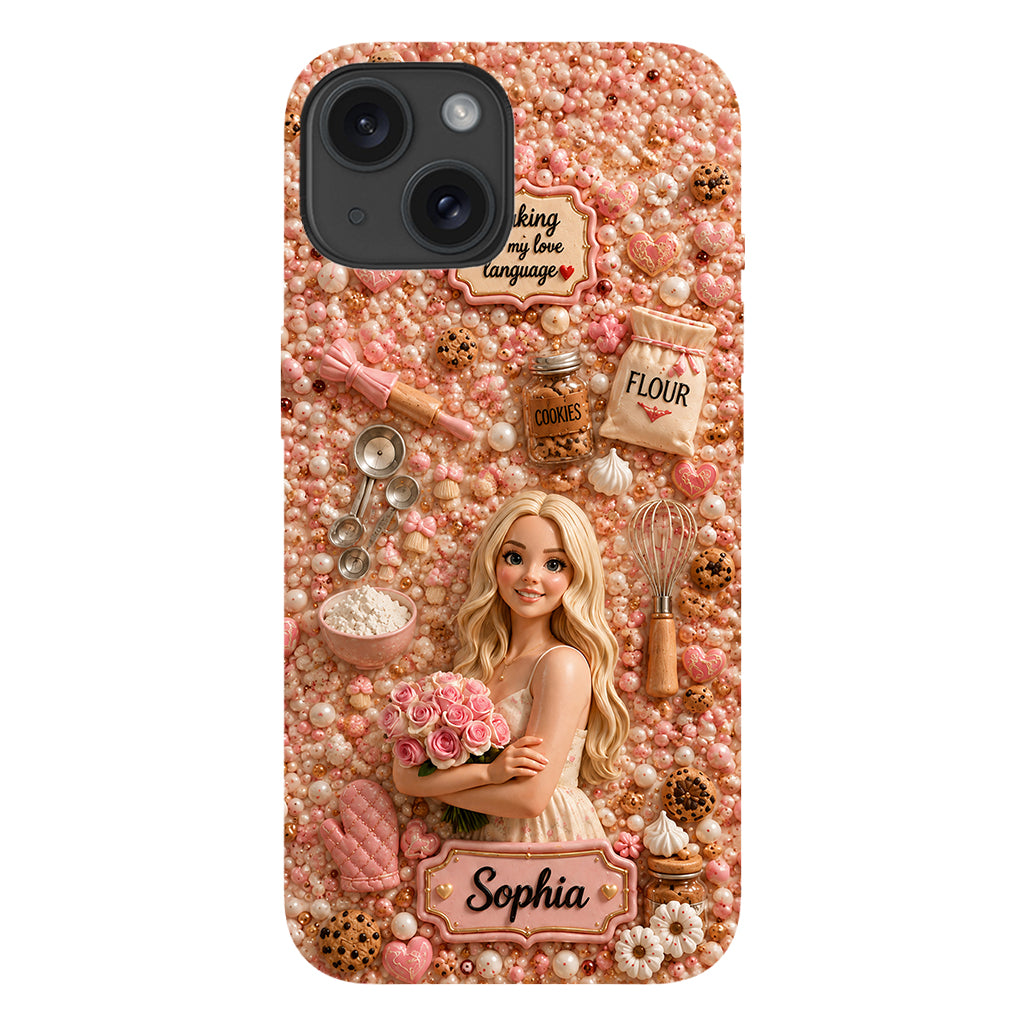Baking Is My Love Language - Personalized Baking Full Print Phone Case