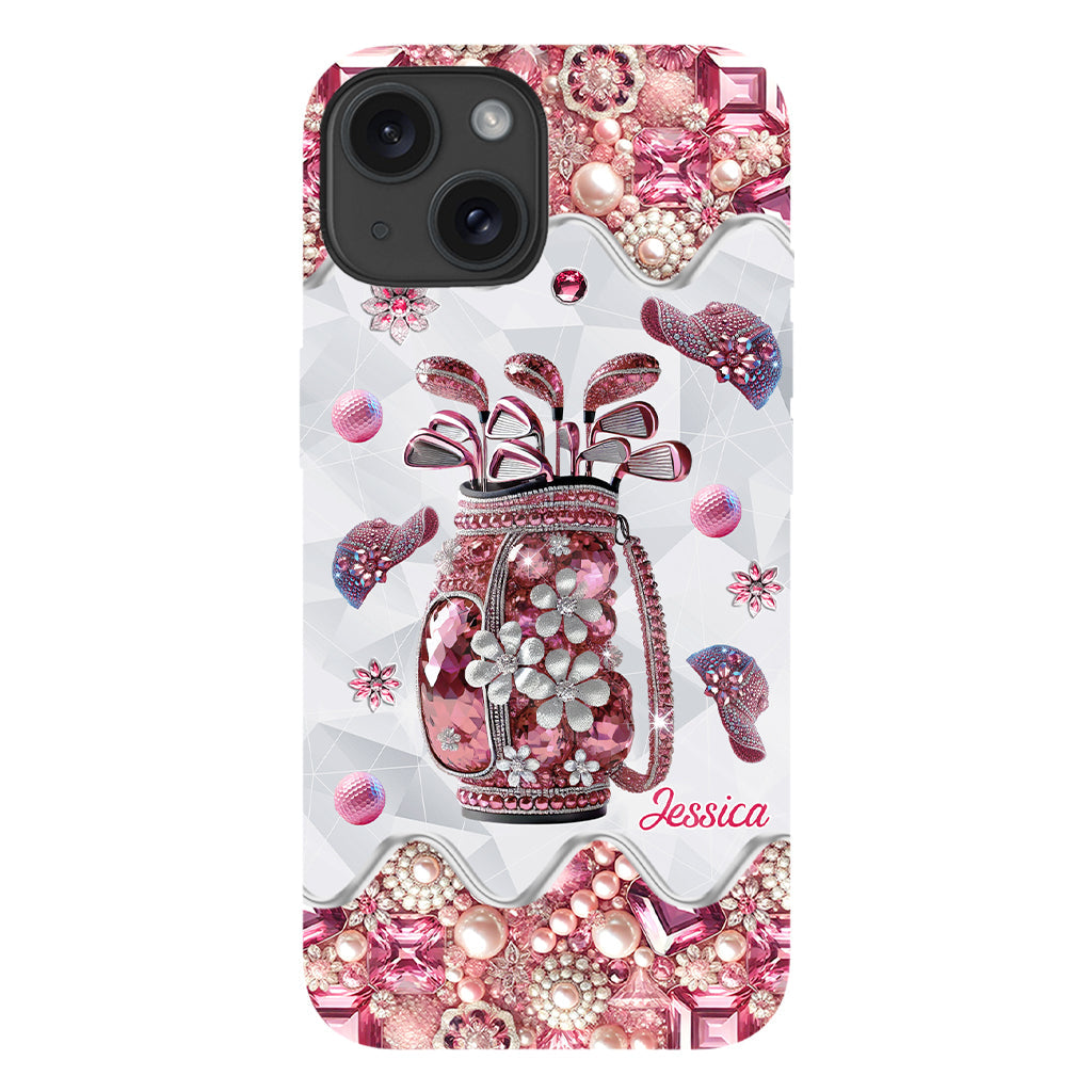 Just A Girl Who Loves Golf - Personalized Golf Full Print Phone Case