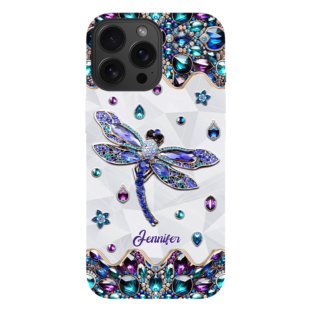 Love Dragonfly - Personalized Dragonfly Full Print Phone Case