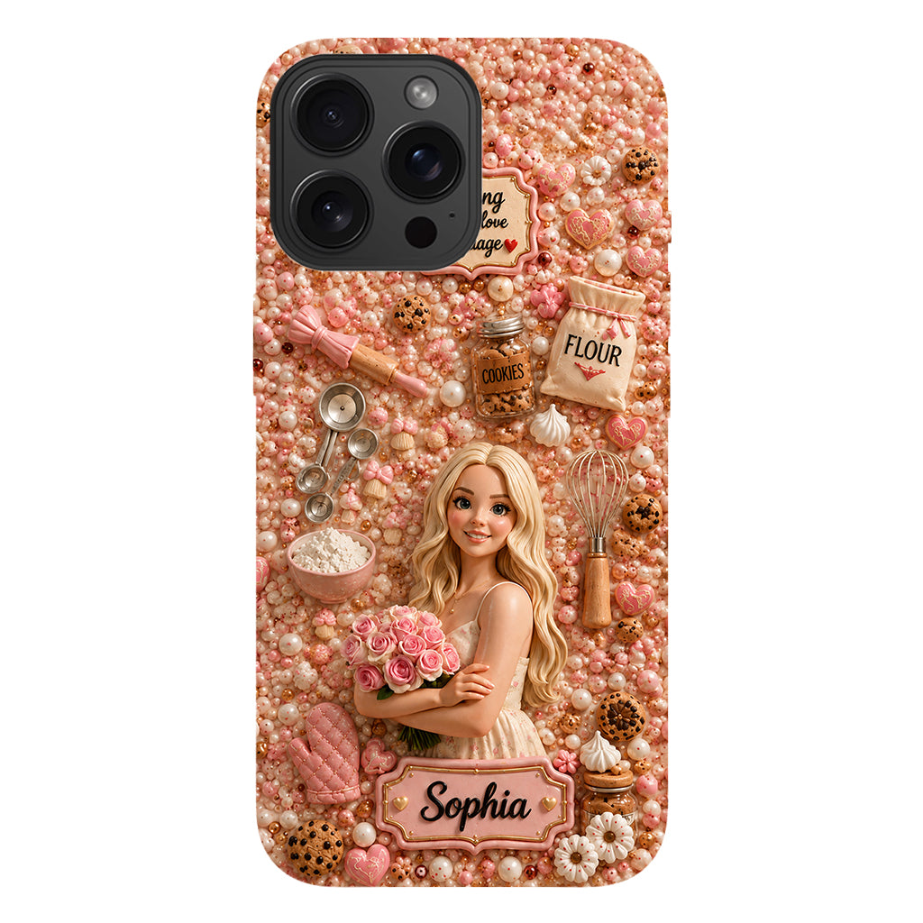 Baking Is My Love Language - Personalized Baking Full Print Phone Case