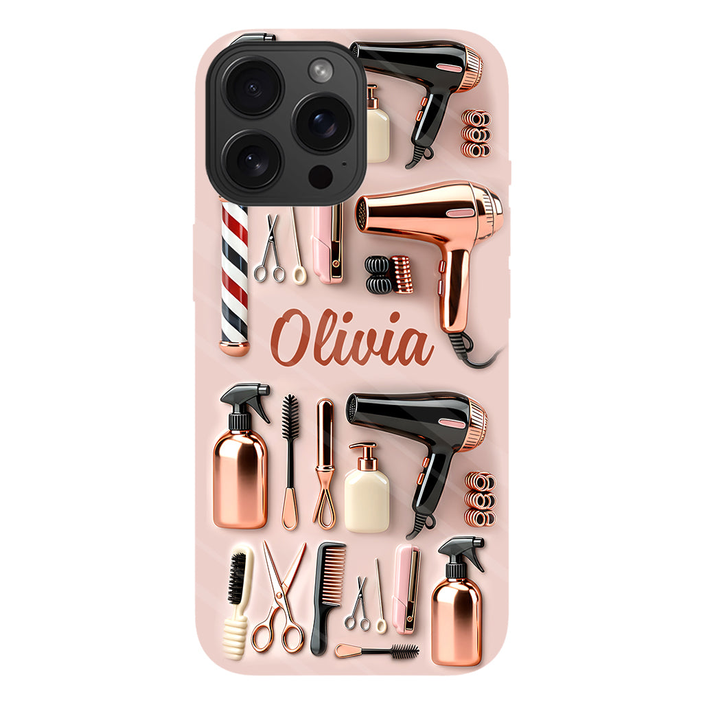 Perfekter Friseur – Personalisierte Handyhülle mit Friseurmotiv und Vollbild