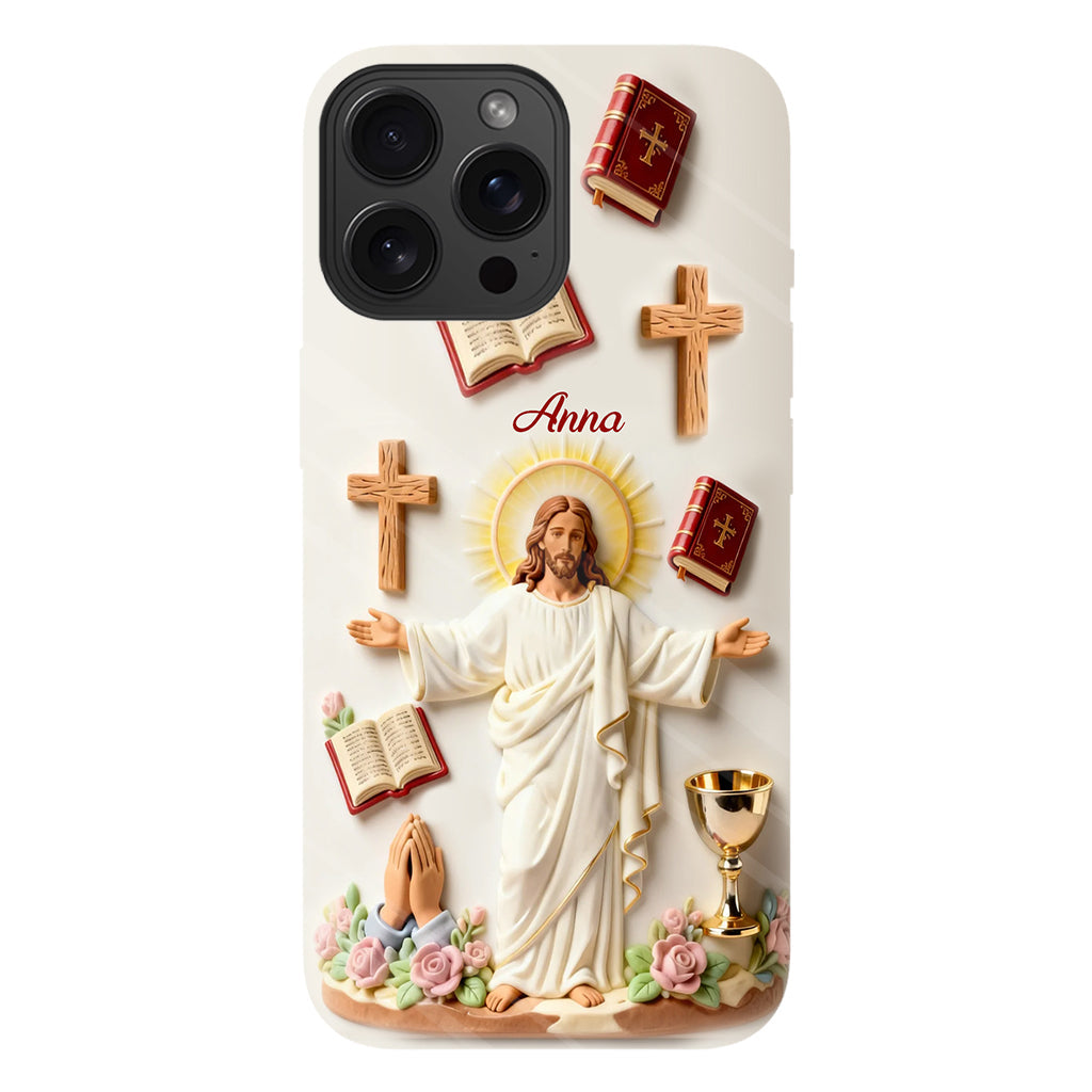 Faith Over Fear - Personalized Christian Full Print Phone Case