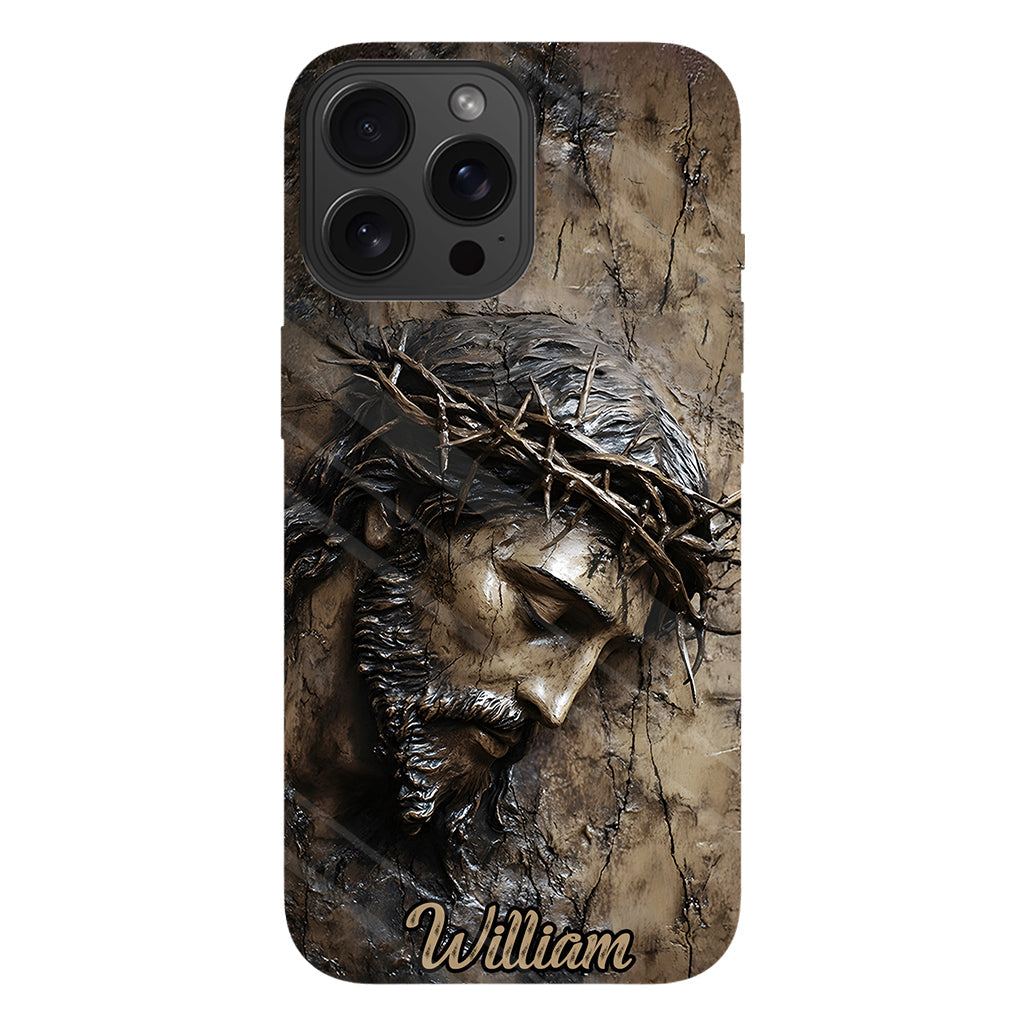 Glaube, Hoffnung, Liebe – Personalisierte Handyhülle mit christlichem Vollbilddruck