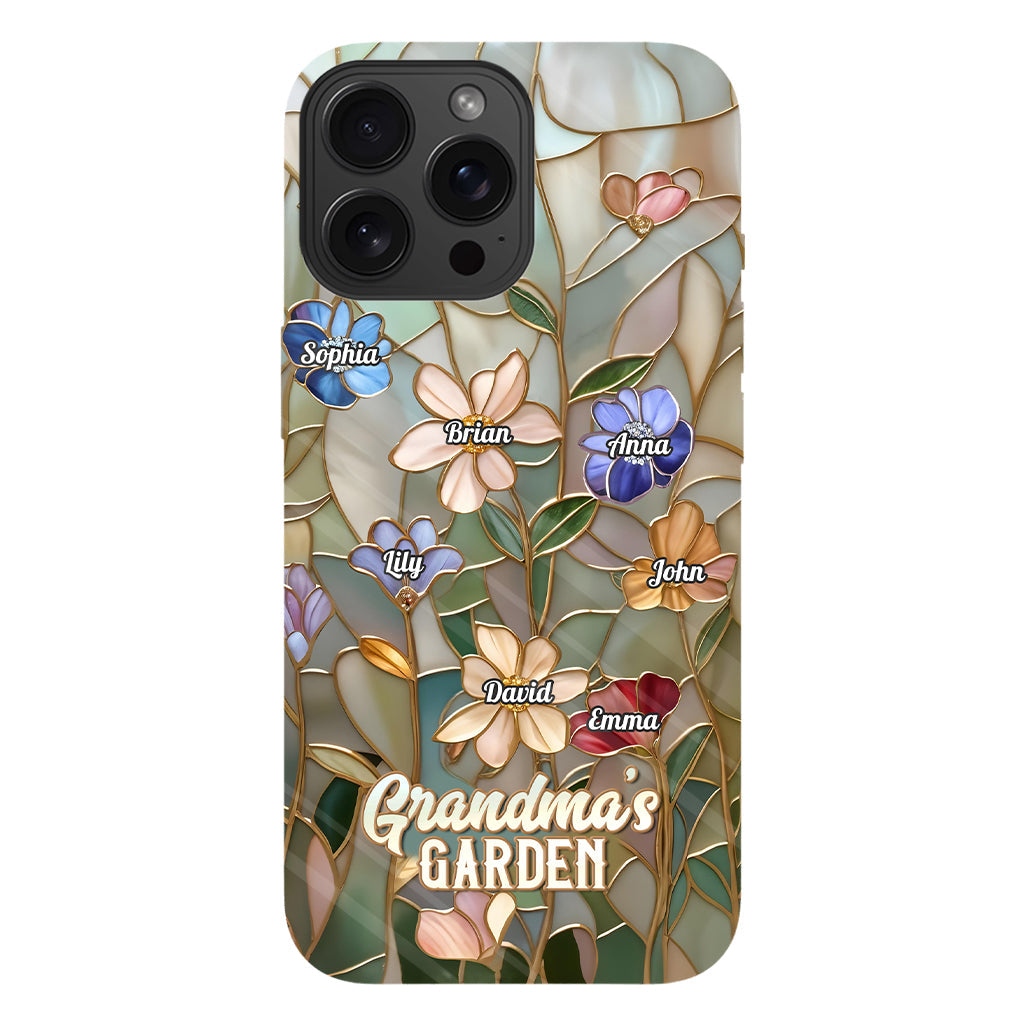Grandma's Garden - Personalized Grandma Full Print Phone Case