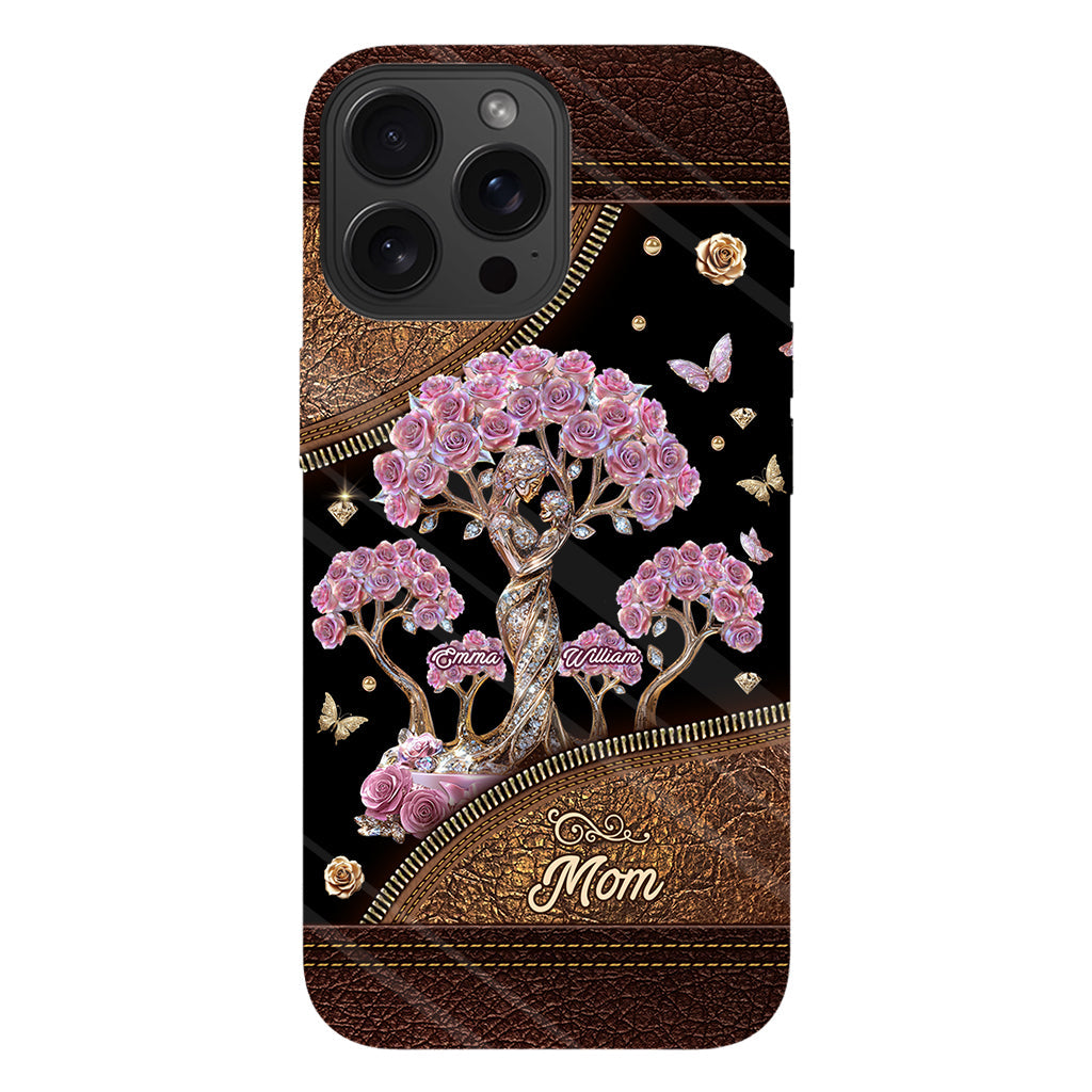 Die Liebe zwischen Mutter und ihren Kindern – Personalisierte Handyhülle mit Muttermotiv