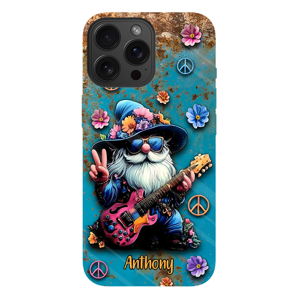 Hippie Gnome - Personalized Hippie Full Print Phone Case