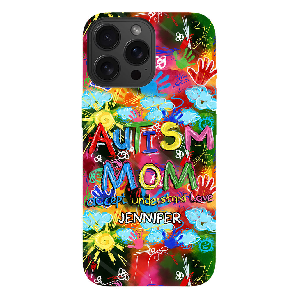Autism Mom - Personalized Autism Awareness Full Print Phone Case