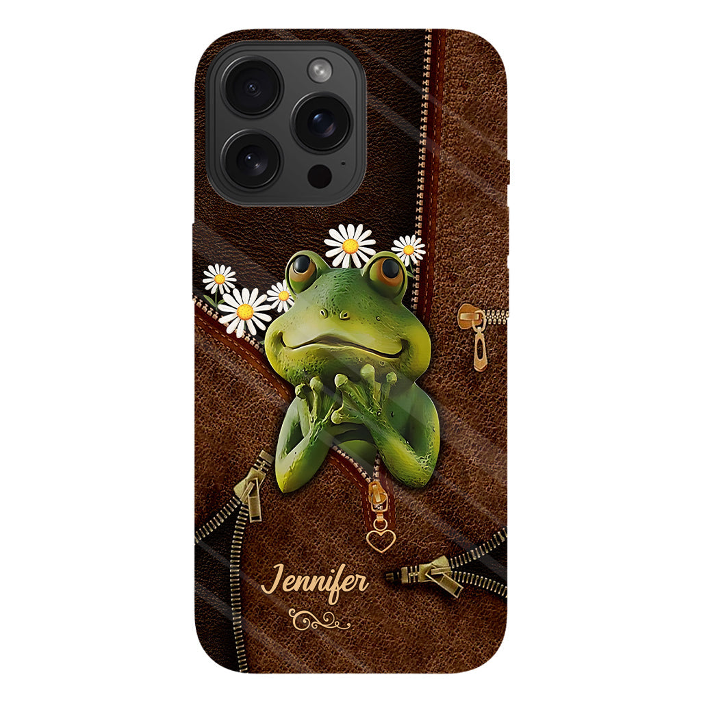 Cute Frogs - Personalized Frog Full Print Phone Case