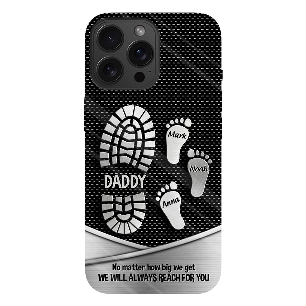 Your Footsteps Led Our Way - Personalized Father Full Print Phone Case