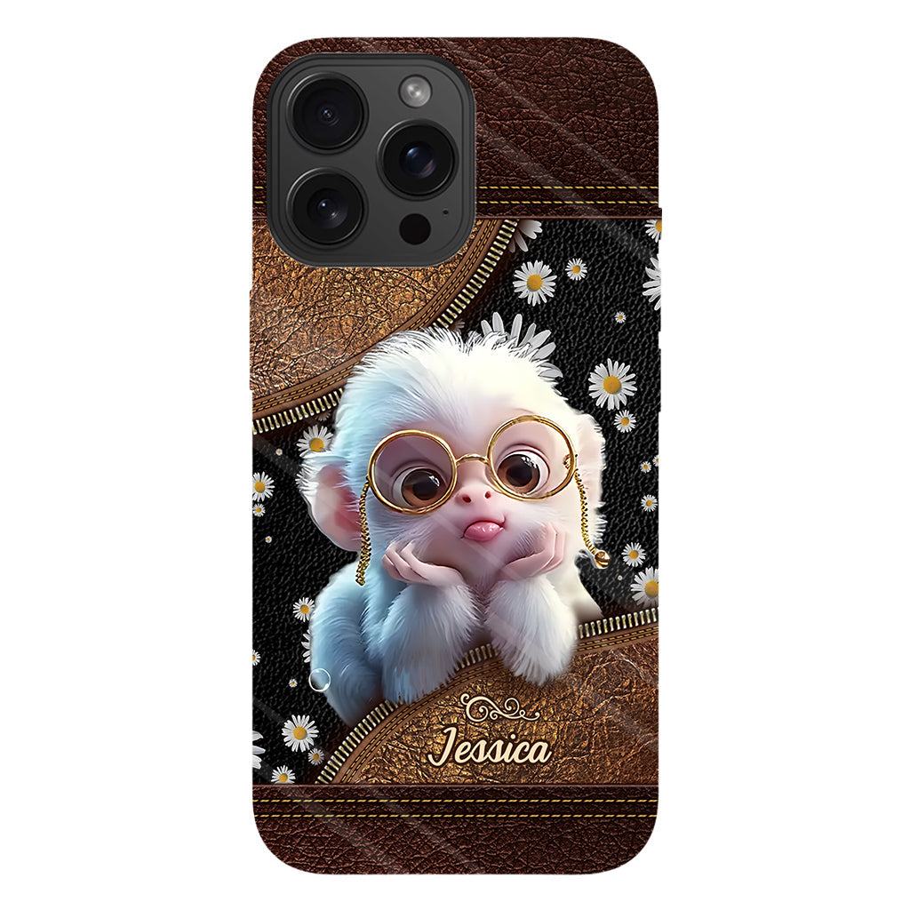 Cute Monkey - Personalized Full Print Phone Case