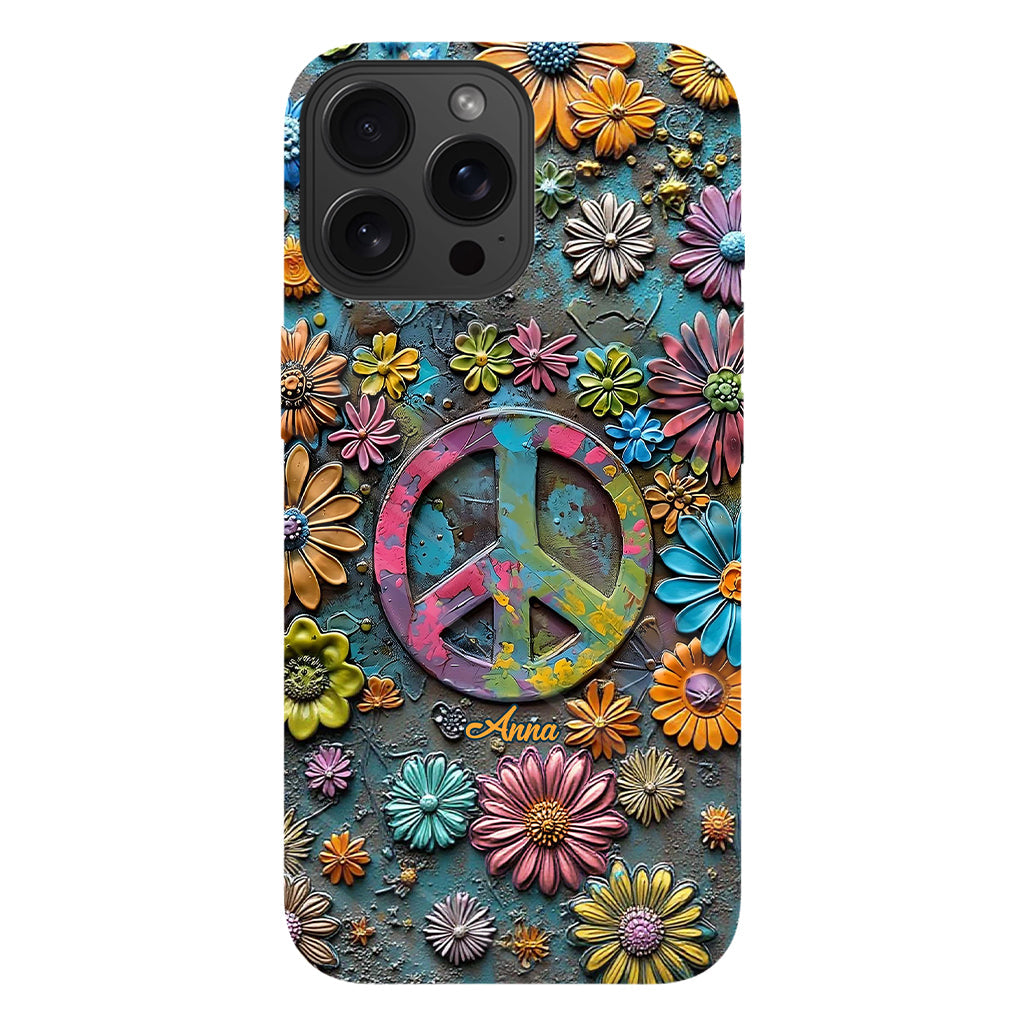 Hippie Soul - Personalized Hippie Full Print Phone Case